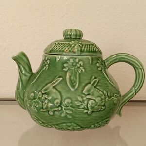Bordallo Pinheiro Bunny Rabbit Teapot